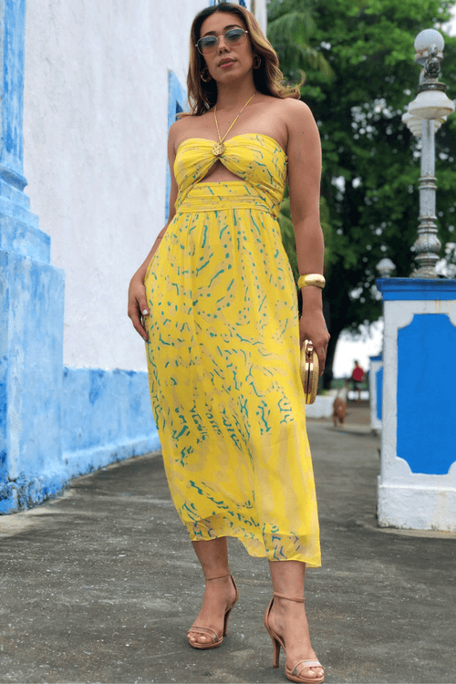 Vestido-midi-textura-Animale