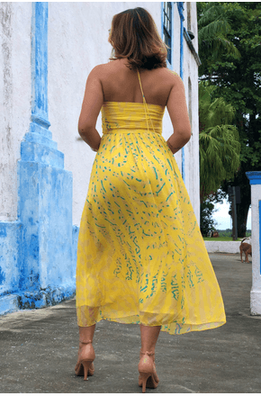 Vestido-midi-textura-peixes-Animale2