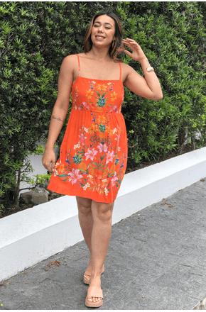 Vestido curto doce natureza Farm