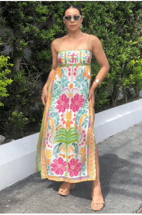 Vestido oasis de verão Farm