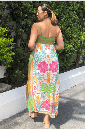 Vestido oasis de verão Farm