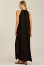 Vestido aviamento decote preto Lenny Niemeyer