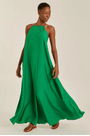 Vestido prega frontal verdant Lenny Niemeyer