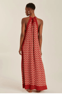 Vestido costas cavadas seda menorca Lenny Niemeyer