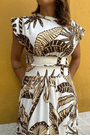 Vestido midi amazônia Farm