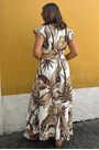 Vestido midi amazônia Farm