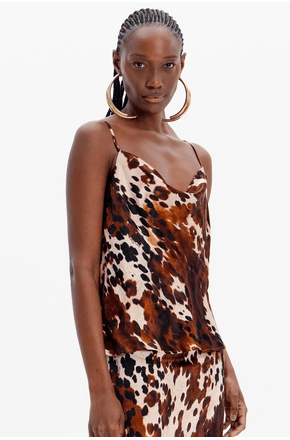 Blusa degagê de alça Lança Perfume