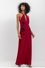 Vestido sem mangas vermelho Lez a Lez