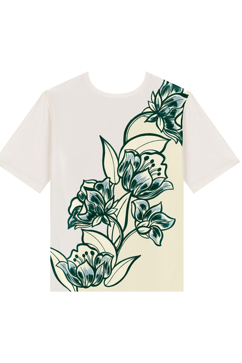 Blusa manga curta verde Lez a Lez