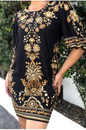 Vestido-T-Shirt-Mg-Bufante-Flora-Abacaxi-Farm-2