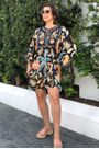 Vestido curto amalfi Farm