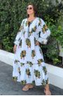 Vestido cropped rio maracana Farm