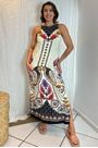 Vestido midi tapete de arara Farm