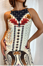Vestido midi tapete de arara Farm
