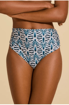 Calça alta drapeada recycled yucca Lenny Niemeyer
