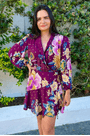 Vestido Curto Jardim Delicado Farm