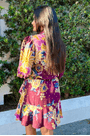 Vestido Curto Jardim Delicado Farm
