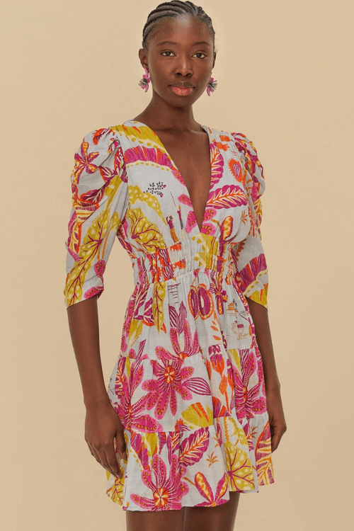 Vestido-Curto-Estampado-Floresta-De-Sonho
