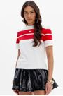 Blusa-T-shirt-Manga-Curta-Listras-Lanca-Perfume