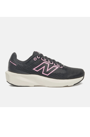 Tênis feminino preto e rosa New Balance