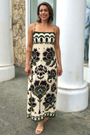 Vestido Cropped Floral Arabes Farm