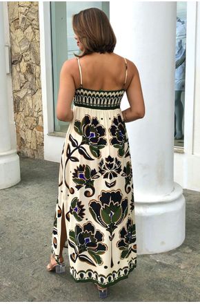 Vestido Cropped Floral Arabes Farm