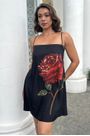 Vestido Curto Flor Rosalia Farm