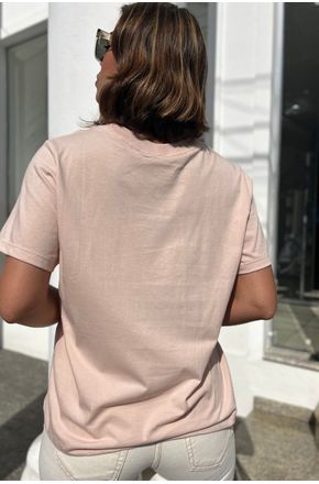 Tshirt Fit Rio Flor Rosa Nevoa Farm