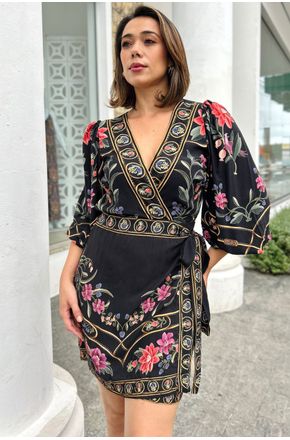 Vestido-Curto-Transpasse-Floral-Belle-Farm-1