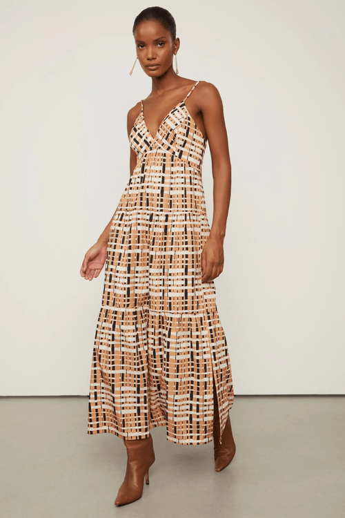 Vestido-Longo-De-Alcinha-Decote-v-De-Algodao-Estampado-Animale