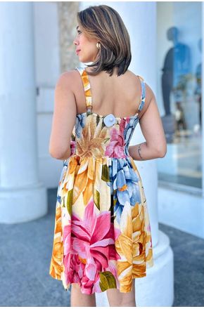Vestido-Curto-Floral-Rebeca-Farm