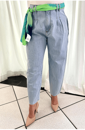 Calça jeans slouchy super high Lança Perfume