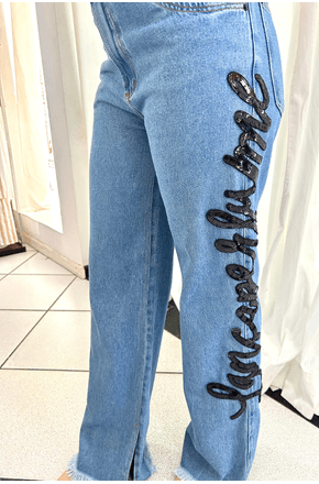 Calça Jeans Full Leght Relaxed High Lança Perfume