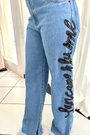 Calça Jeans Full Leght Relaxed High Lança Perfume