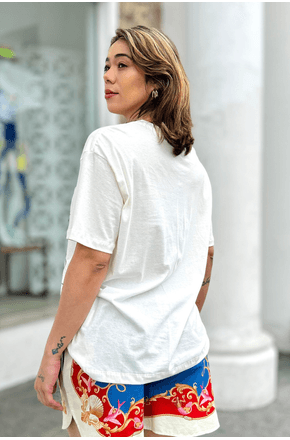 T-shirt-media-America-latina-off-white-Farm2