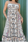 Vestido midi adriele Farm