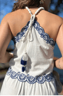 Blusa lenço bordado sonho do mar Farm