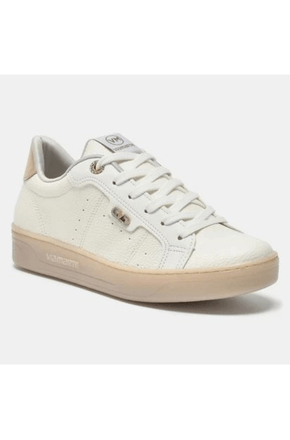 Tenis-casual-Branco-e-dourado-Via-Marte