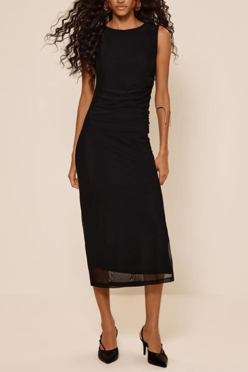 Vestido-Cha-Com-Franzidos-Em-Malha-Tule---Lez-a-Lez