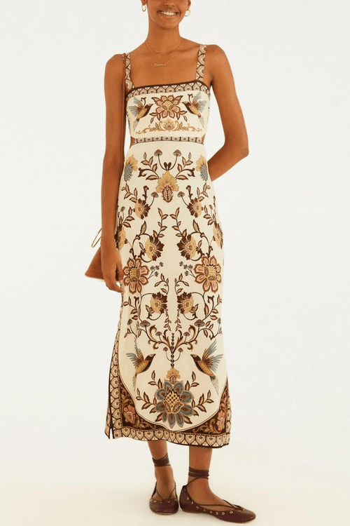 Vestido-Midi-Estampado-Romance-De-Passaro